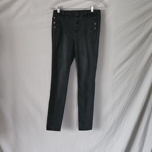 Fashion Nova, 7, faded black jeans